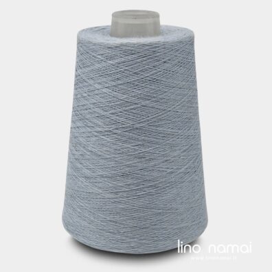 Lininiai verpalai blausios melsvos spalvos
