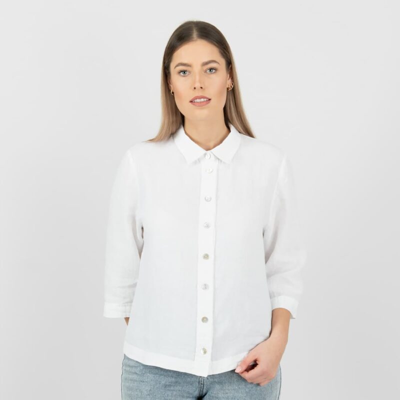 LOLA lininė balta palaidinė